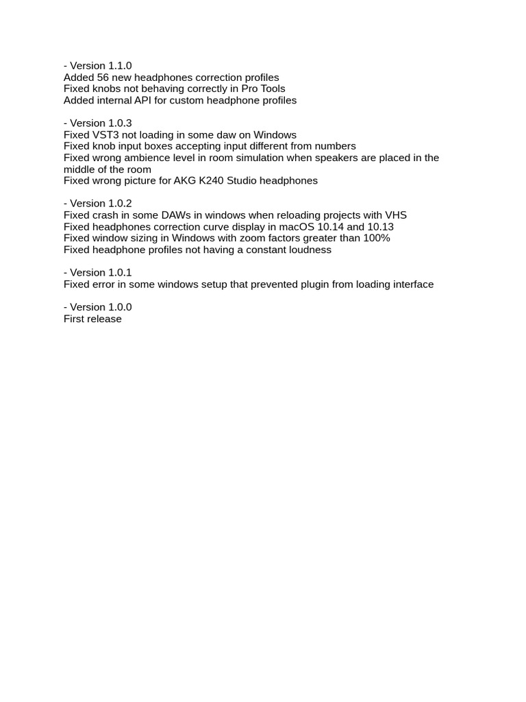 Change Log | PDF