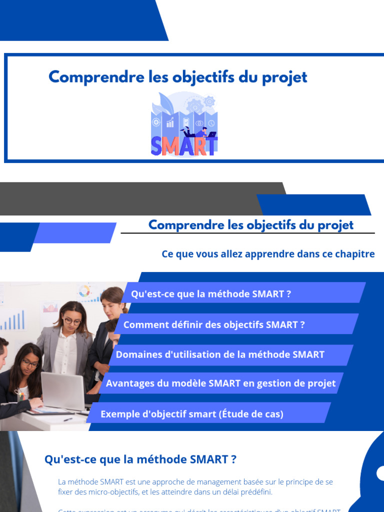 Définir des Objectifs SMART en Projet | PDF | Gestion de projet | Business