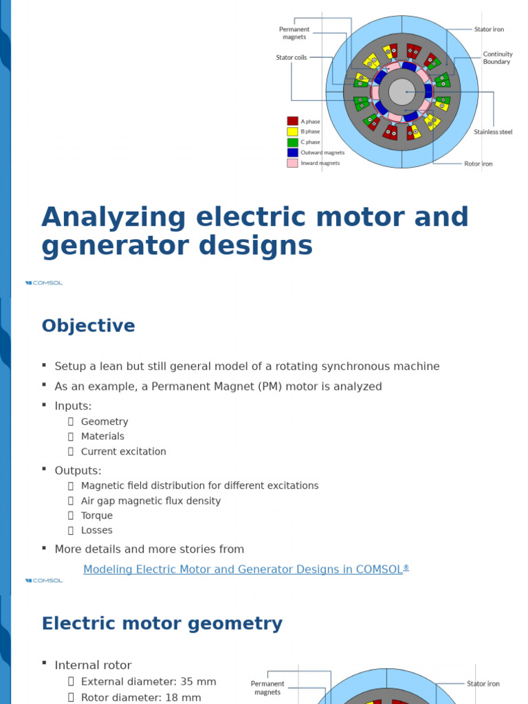 Analyzing Electric Motor and Generator Designs | PDF | Electric Motor ...