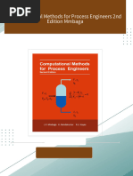 Instant download Computational Methods for Process Engineers 2nd 