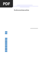 HEC Post Attestation Correction Form | PDF