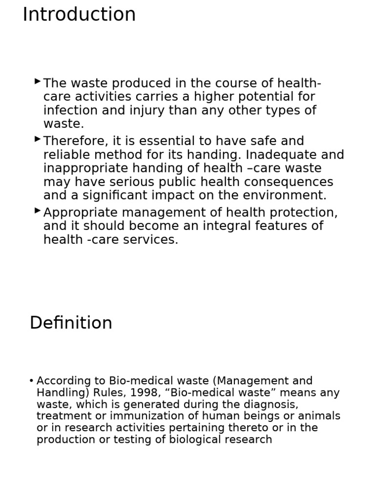Healthcare Waste Management Guide | PDF | Waste | Incineration