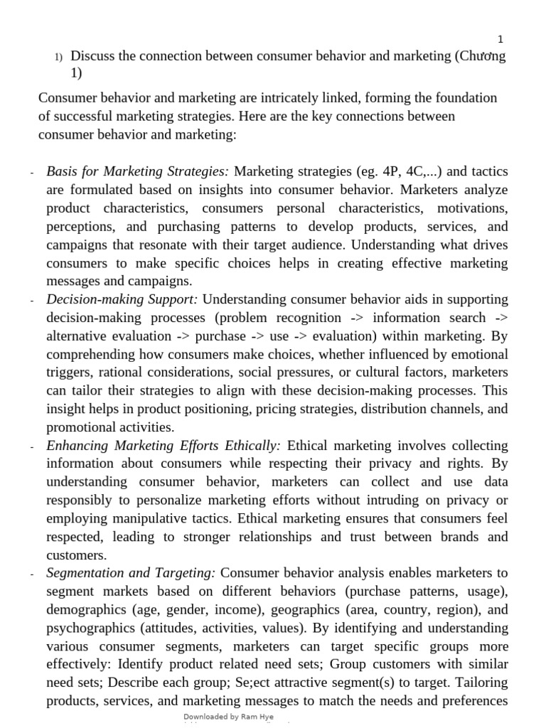 Consumer Behavior and Marketing Insights | PDF | Senses | Consumer ...