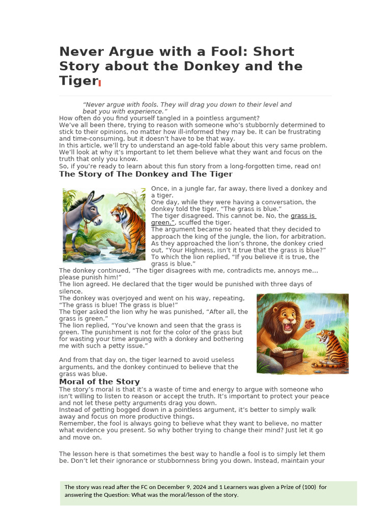 Avoid Pointless Arguments | PDF