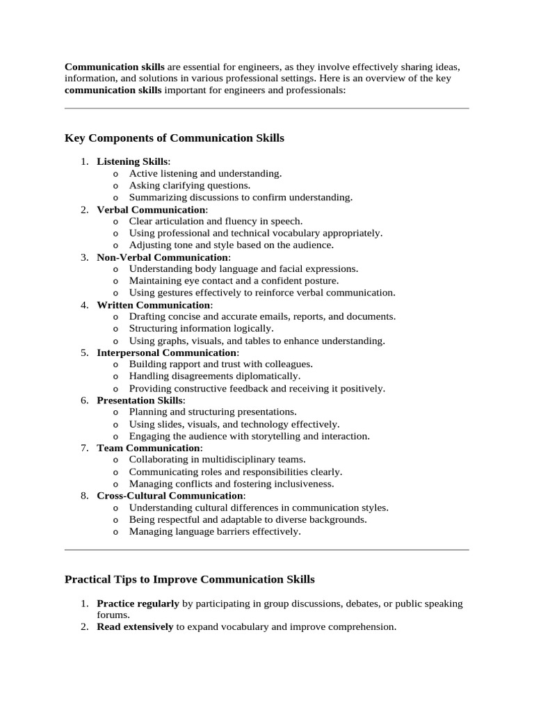 Communication skills 2 | PDF | Communication | Cognition