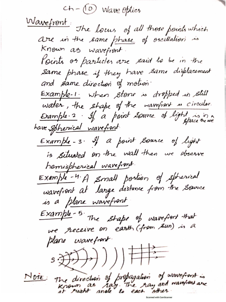 Ch.10-day1.Wave Optics | PDF