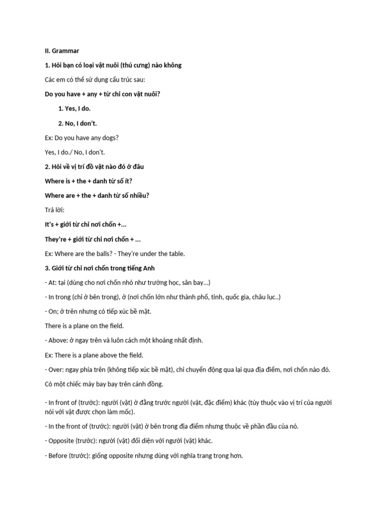 Grammar - U16 - E3 | PDF