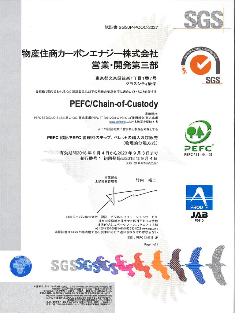 PEFC CoC | PDF