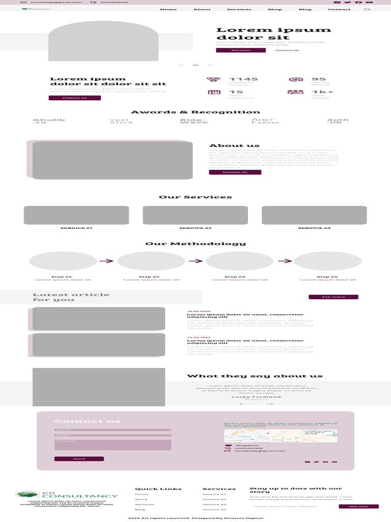 (Final Version) Home Page Wireframe | PDF