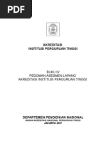 Download BAN-PT Pedoman Asesmen Lapang Akreditasi Institusi Perguruan Tinggi 2007 by Setyo Nugroho SN8114646 doc pdf