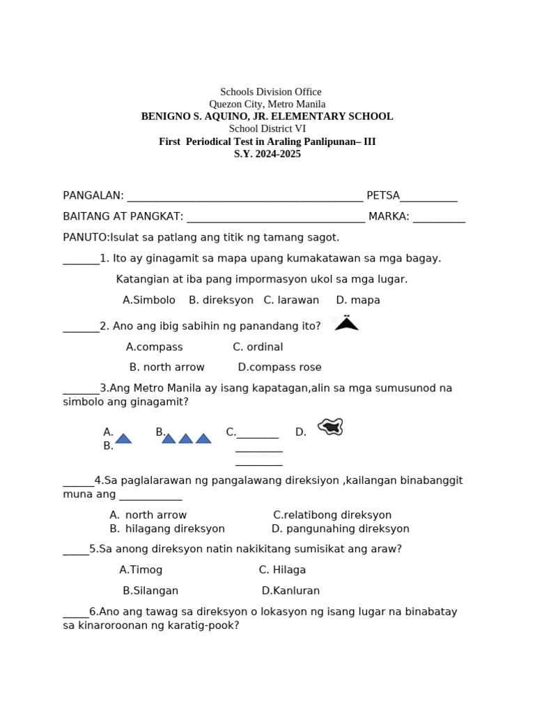 First-Periodic-Test-in-AP3 | PDF