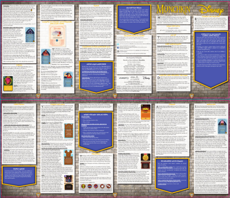 Munchkindisneyrules | PDF | Gaming