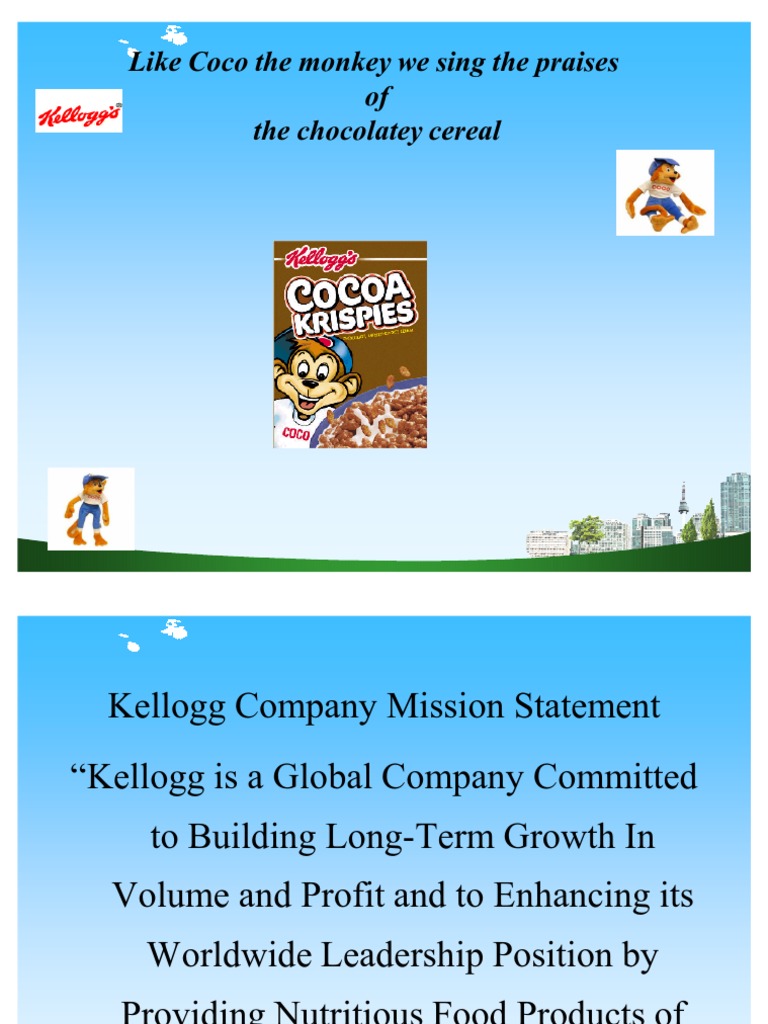 Kellogg's Marketing Strategy and Marketing PlansPPT BECDOMS