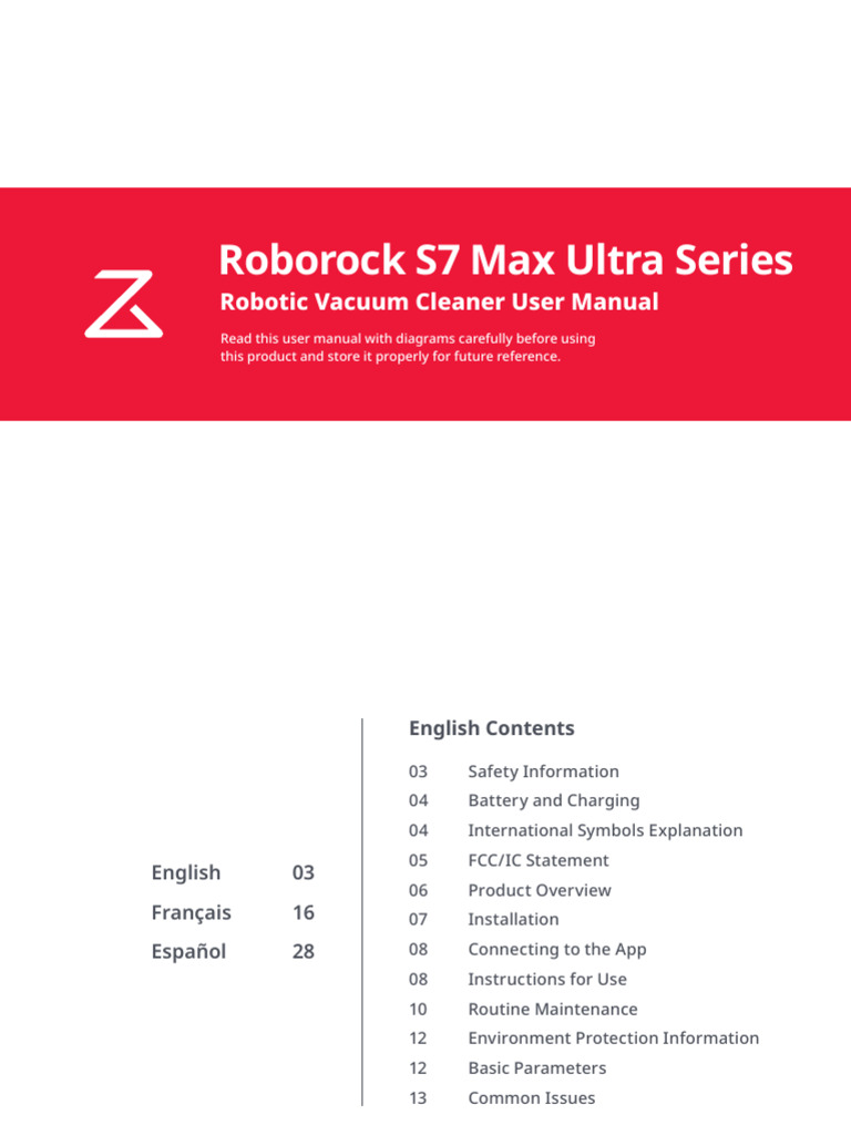 Roborock S7 Max Ultra User Manual | PDF | Electrical Connector ...