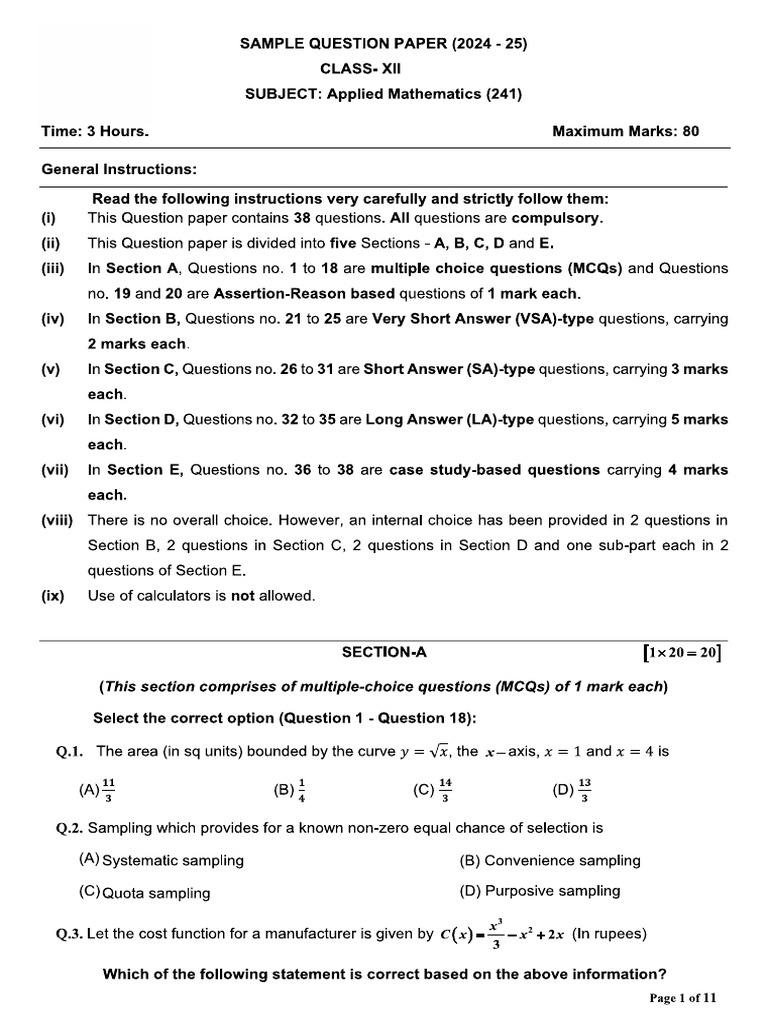 Maths SP | PDF