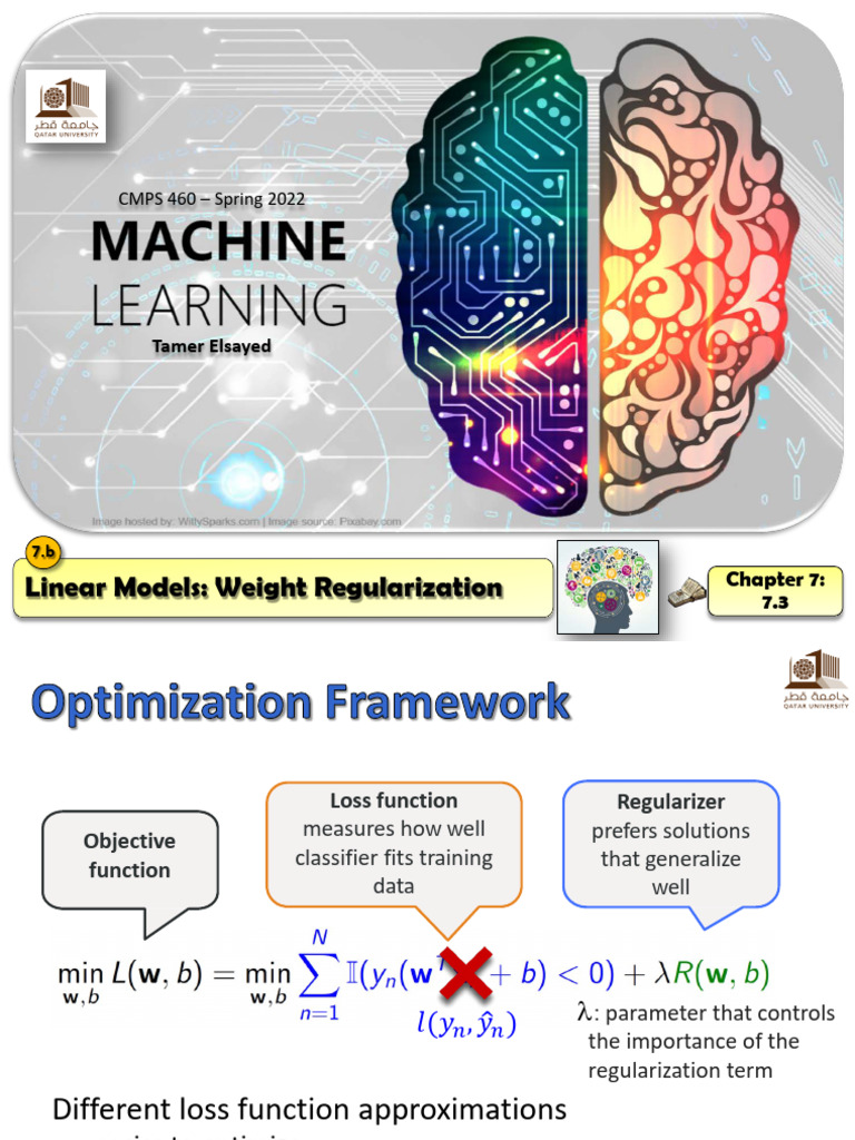 7.b-CMP460-S22-Linear Models - Regularization | PDF | Applied ...