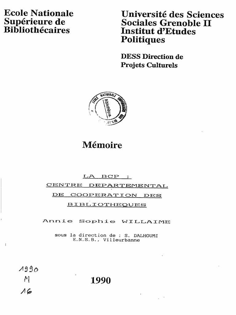Développement des BCP en France | PDF