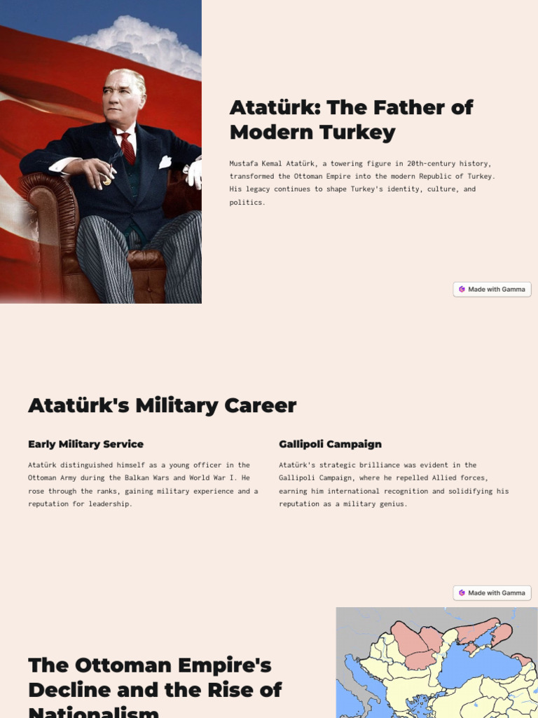 Ataturk The Father of Modern Turkey | PDF | Mustafa Kemal Atatürk | Turkey