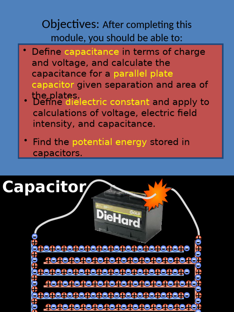01 Capacitance Pdf Capacitance Capacitor