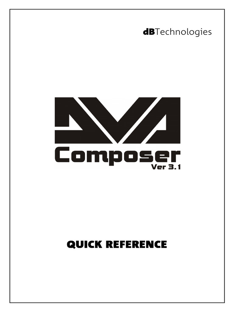 DVA Composer 3.1 Features Overview | PDF | Microphone | Equalization ...