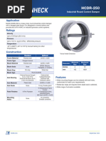 HCD Series: High Capacity Drum Louvers | PDF | Duct (Flow) | Mechanical ...