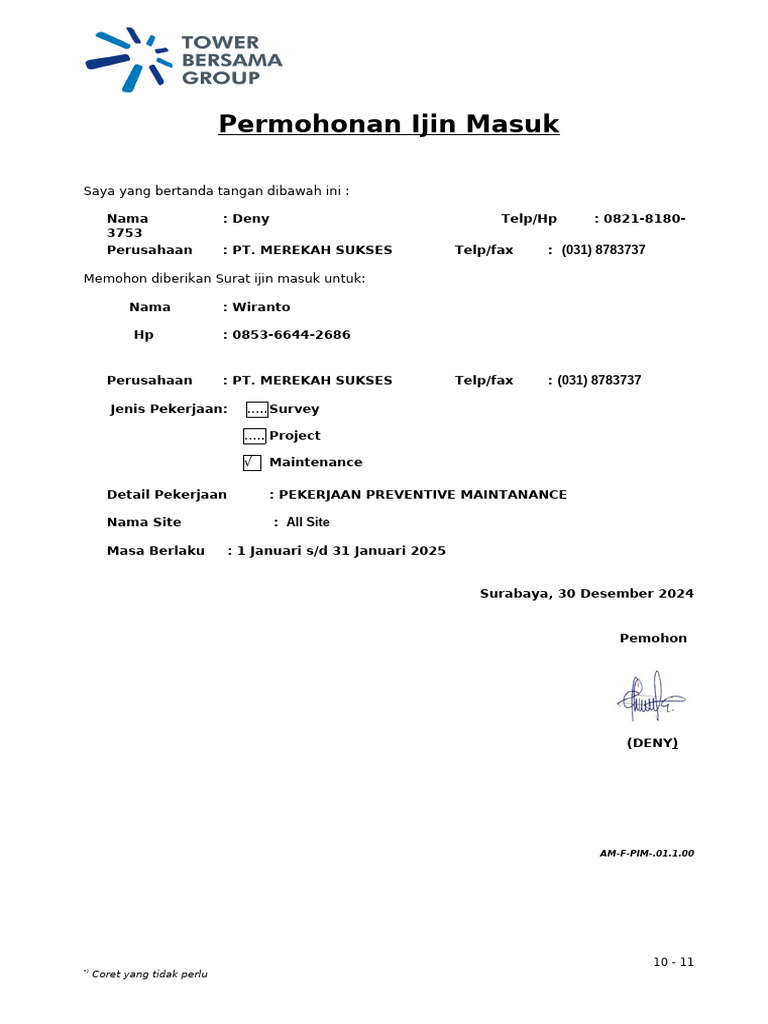 Form Permohonan SIM | PDF