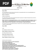 Guide For Commentators (Filipino Mass) | PDF