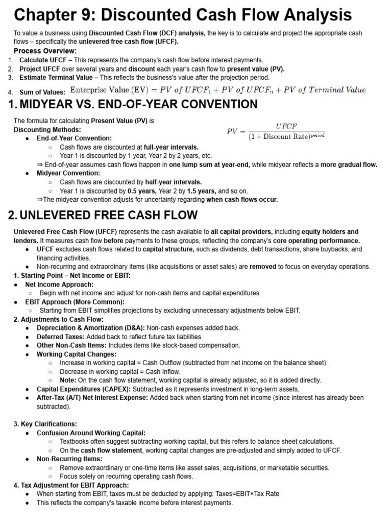 Chapter 9 - Discounted Cash Flow Analysis | PDF | Beta (Finance) | Cost ...