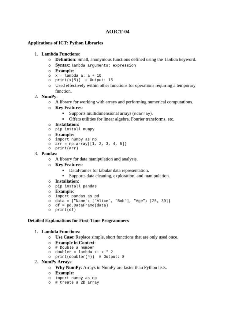 AOICT4 | PDF | Anonymous Function | Computer Science