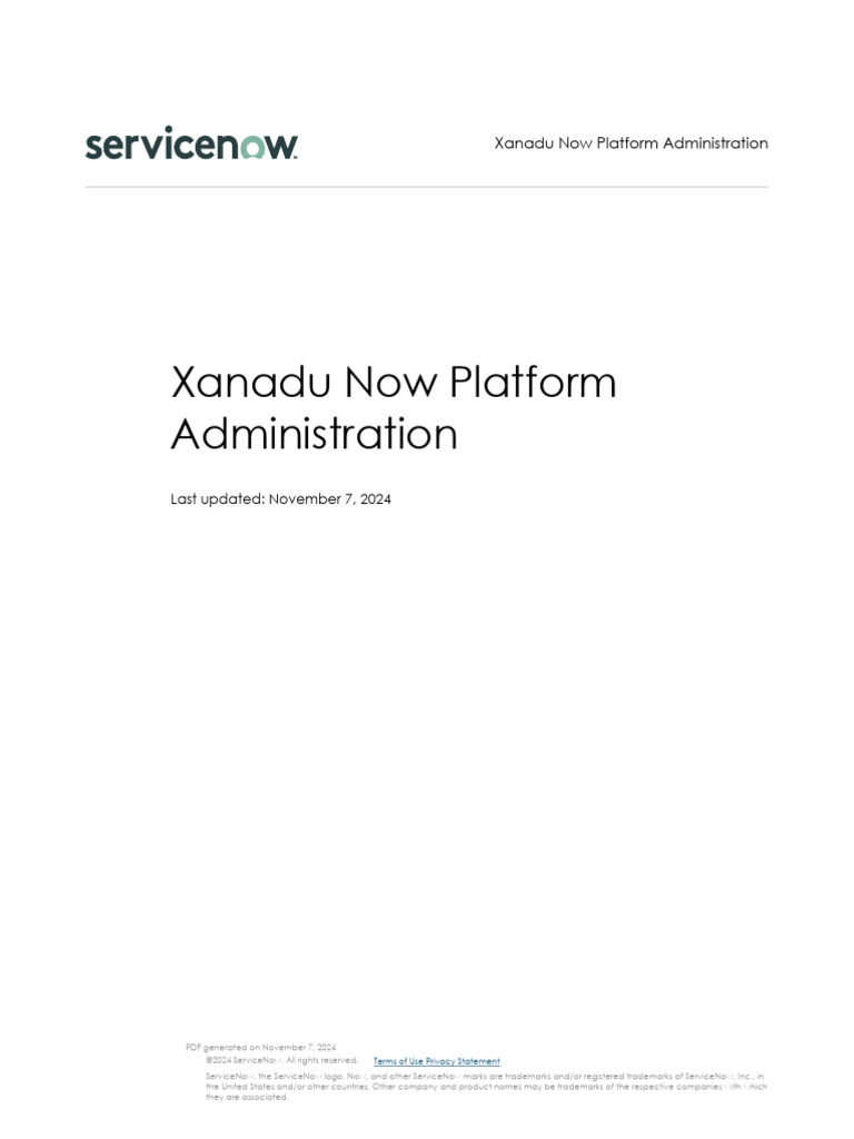Xanadu now platform administration create a formatter and add it to a