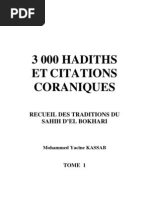 3000 hadiths et citations coraniques (1/2)