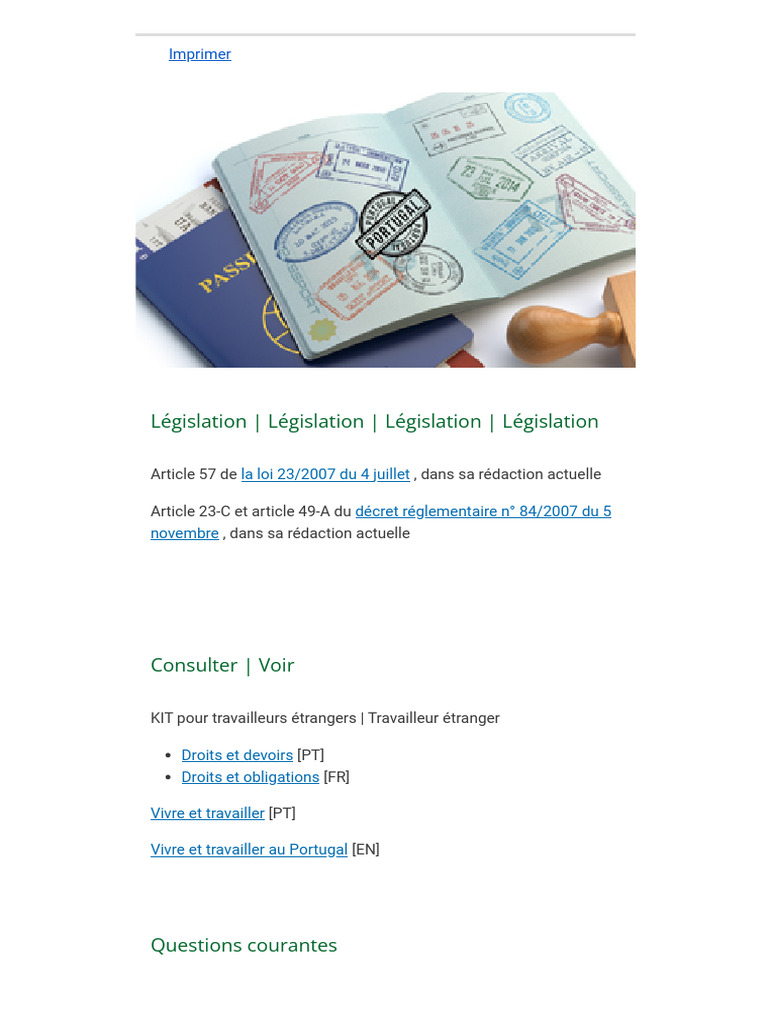 Déclaration d'intérêt IEFP Portugal | PDF
