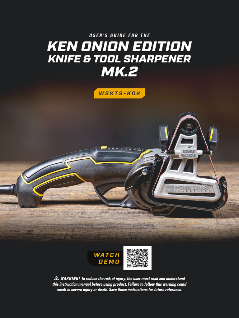 Work Sharp Knife Sharpener Guide | PDF | Blade | Knife