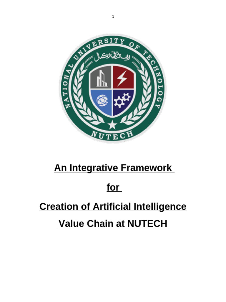 Nutech S Ai Value Chain Framework Pdf Artificial Intelligence