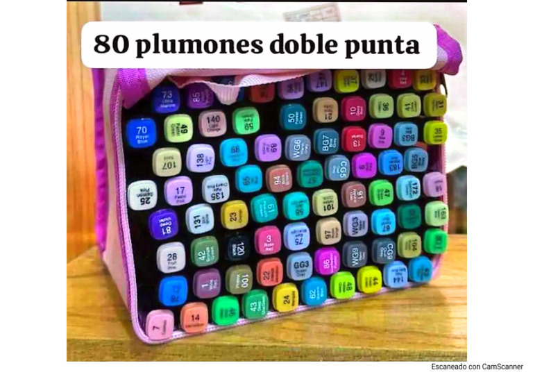 Plumones 80 Rosa | PDF