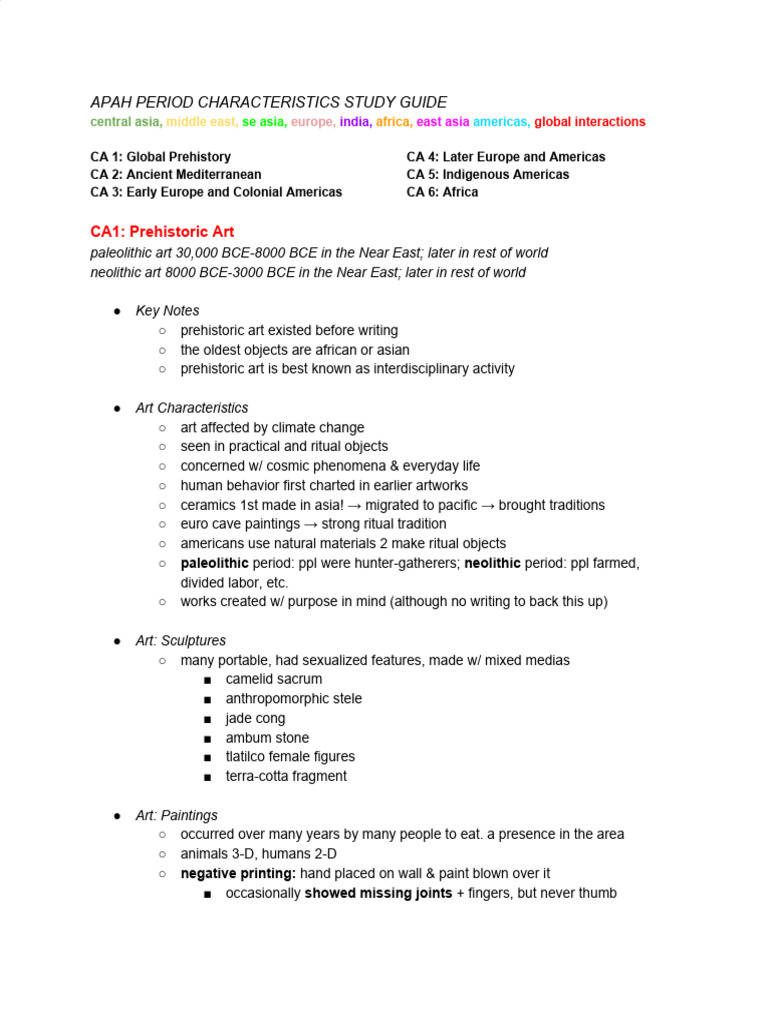 AP Art History Exam Study Guide | PDF | Gothic Architecture | Sculpture