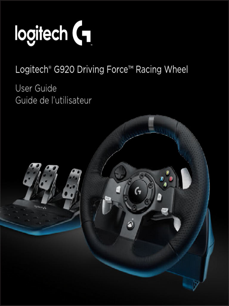 Guide utilisateur Logitech G920 | PDF