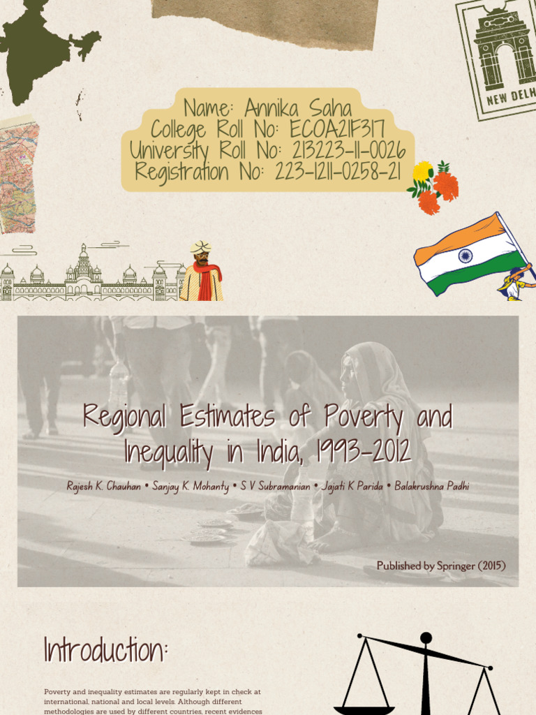Regional Poverty and Inequality in India | PDF | Poverty | Poverty ...