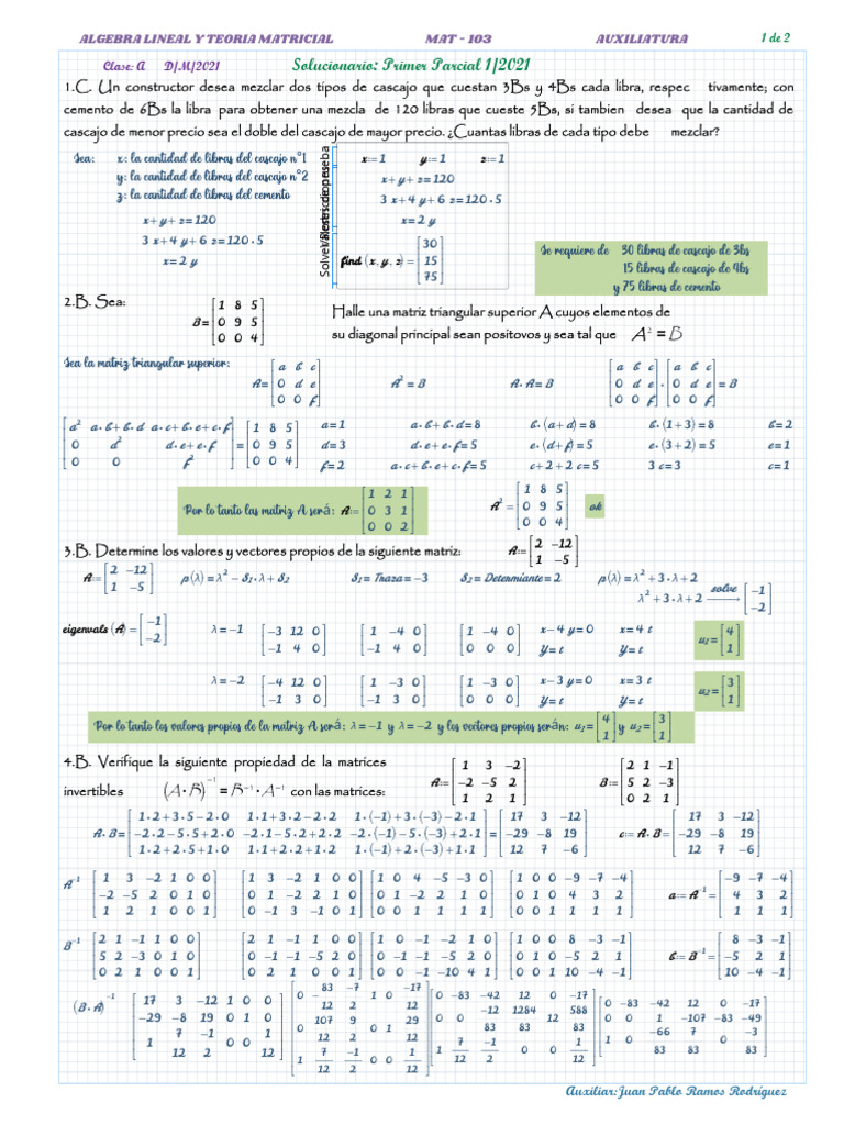 1 Sol Primer Parcial 1-2021 | PDF