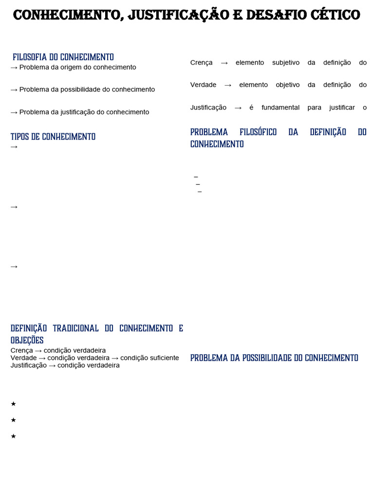 Desafio Cético e Conhecimento | PDF | Conhecimento | Empiricismo