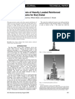 Design and Analysis of Heavily Loaded Reinforced Concrete Link Beams for Burj Dubai