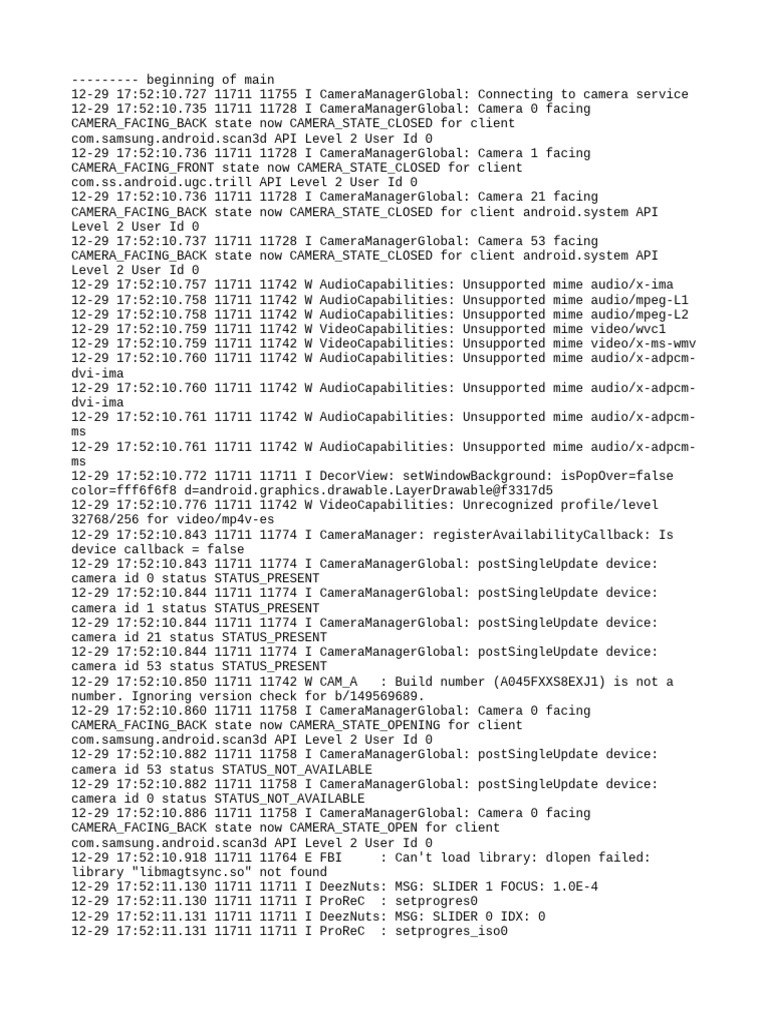 Logcat 1735465930576 | PDF | Software Development | Software
