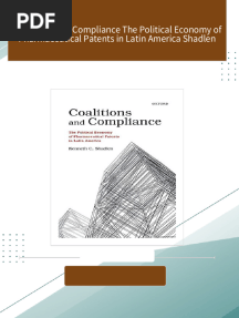 Download full Coalitions and Compliance The Political Economy of Pharmaceutical Patents in Latin America Shadlen ebook all chapters