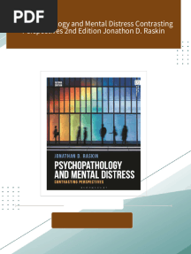 Instant download Psychopathology and Mental Distress Contrasting Perspectives 2nd Edition Jonathon D. Raskin pdf all chapter