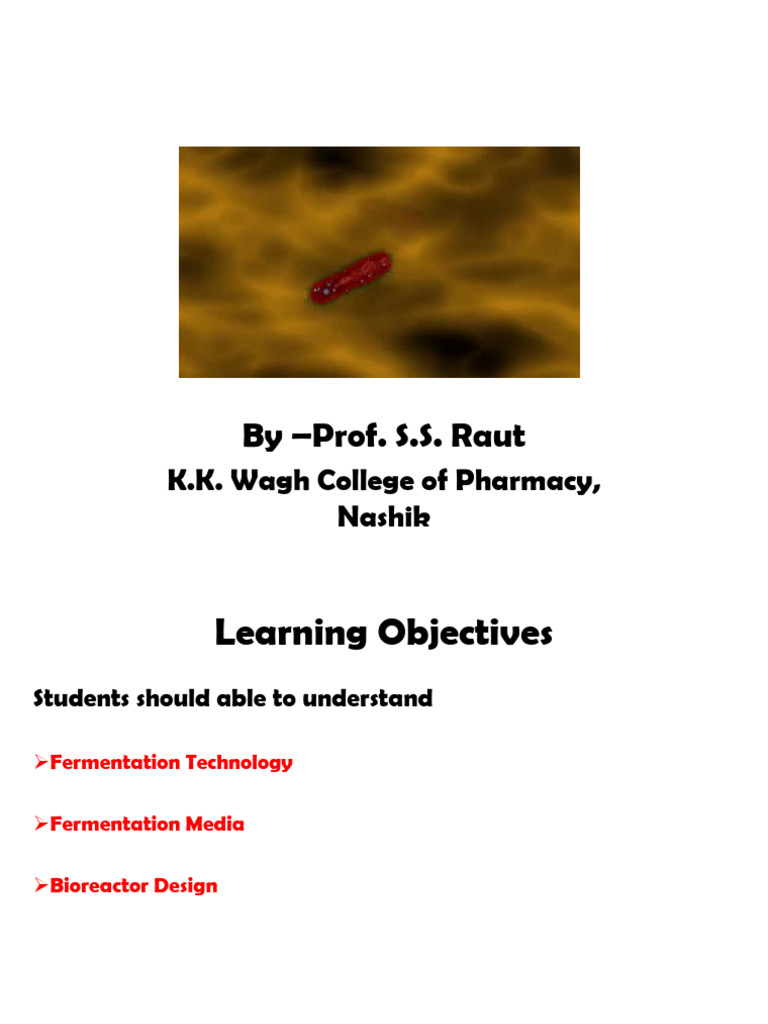 Fermentation Technology Overview | PDF | Fermentation | Lactic Acid