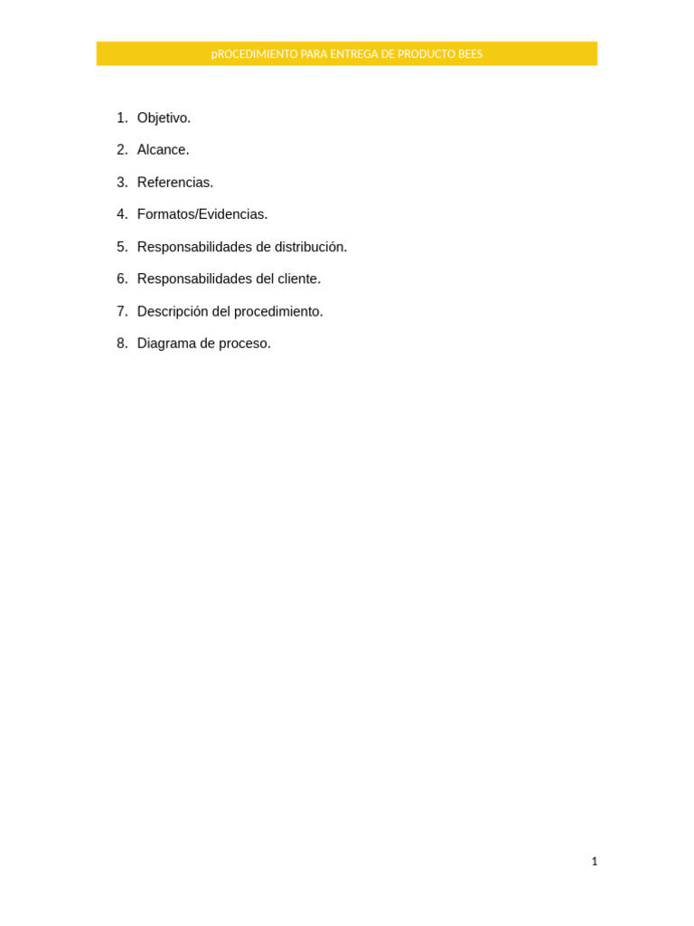Procedimiento de Entrega BEES | PDF | Informática
