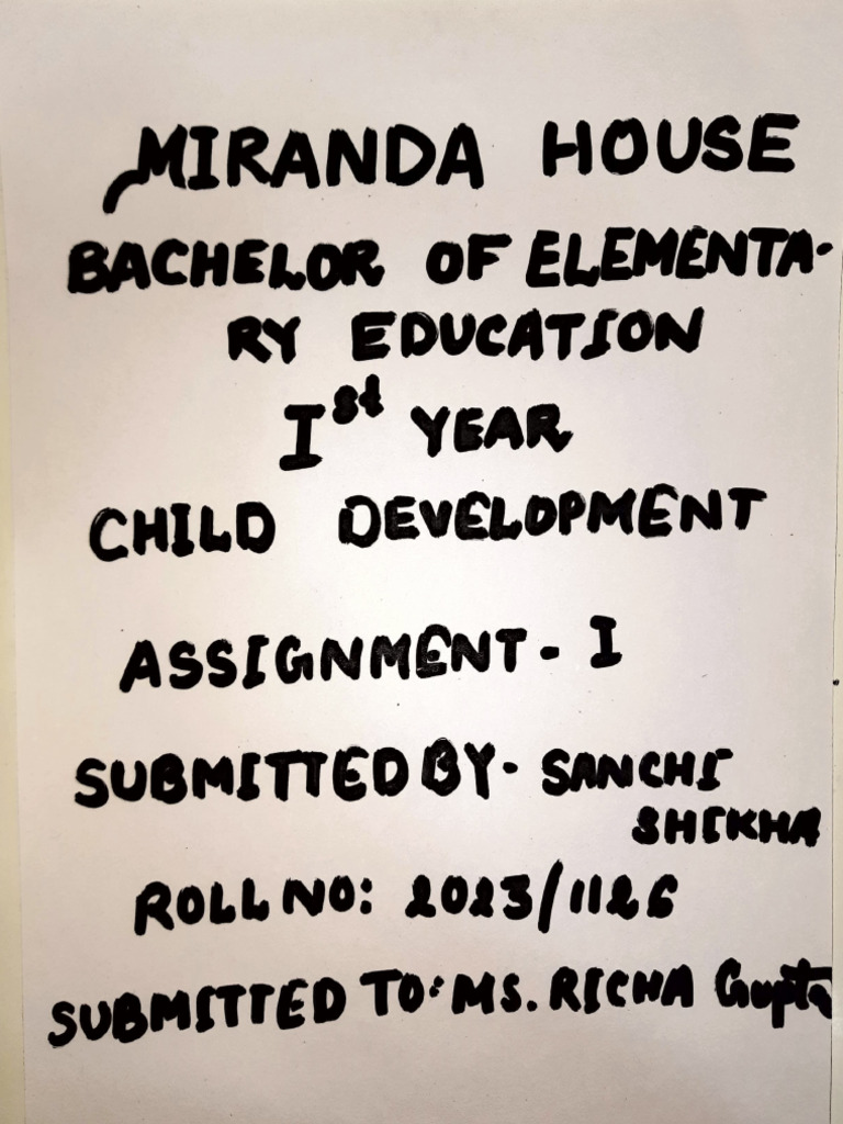 Child Development Pdf