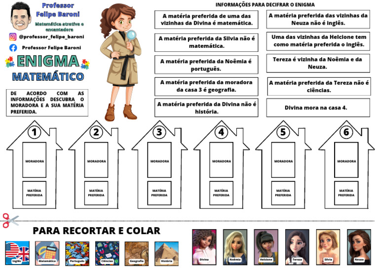 Enigma Matemático de Moradoras | PDF | Science | Observação