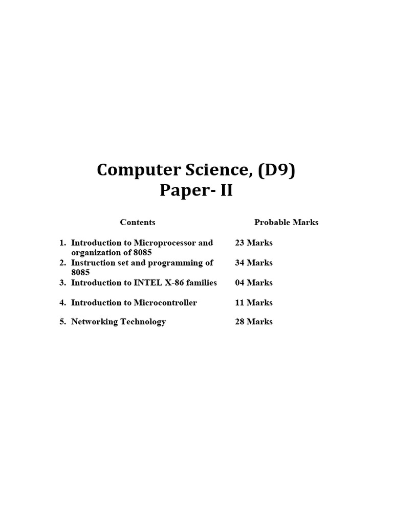 CS Notes Paper 2 Tdeevn | PDF | Central Processing Unit | Microprocessor