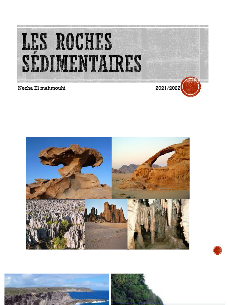 Formation et enjeux des roches sédimentaires | PDF | Roche sédimentaire ...